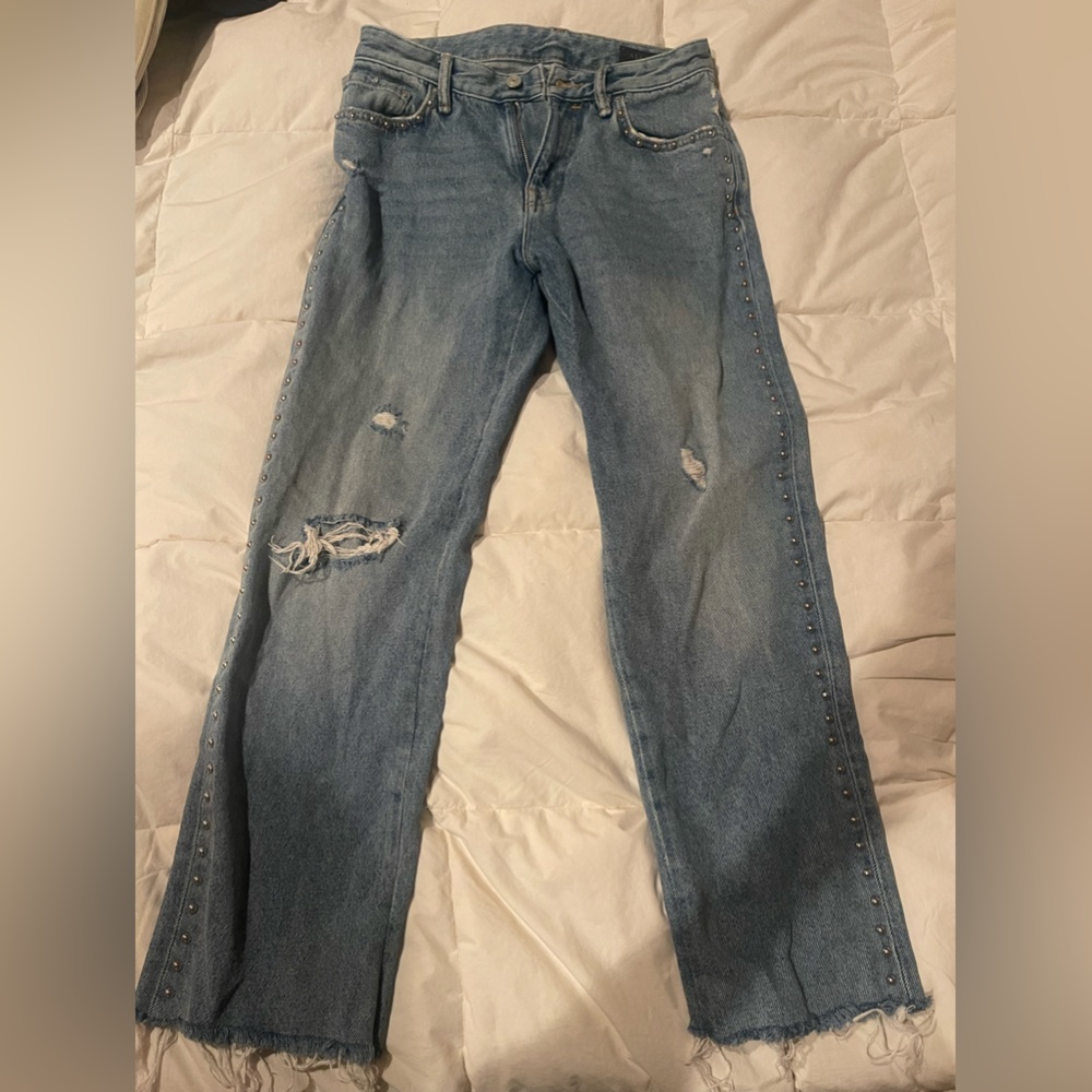 All Saints Studded Jeans | Size 28